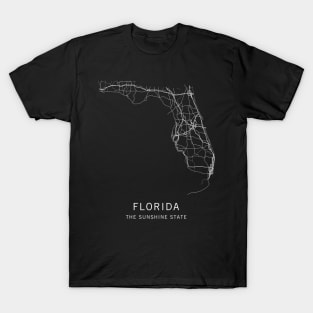 Florida State Road Map T-Shirt